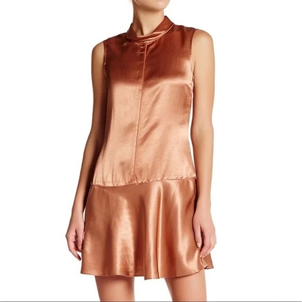 RAG AND BONE - Copper Mock Neck Dress